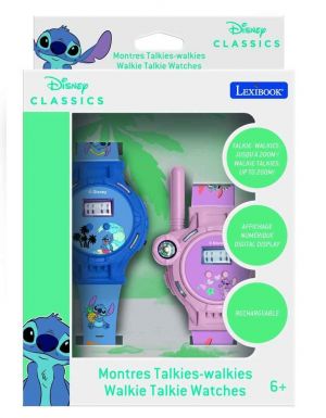 Lexibook hodinky Stitch s vysílačkou s dosahem 200 m