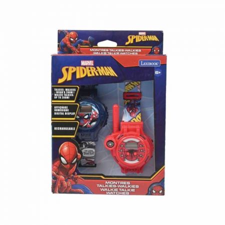 Lexibook hodinky Spiderman s vysílačkou s dosahem 200 m