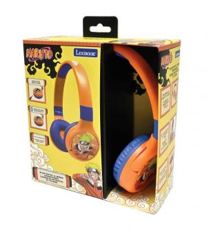 Lexibook 2v1 bluetooth skládací sluchátka Naruto s limitem hlasitosti