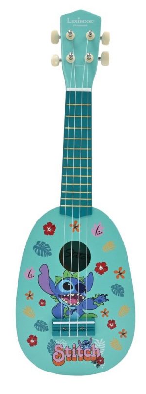 Lexibook dřevěné ukulele Stitch 21'' / 53 cm