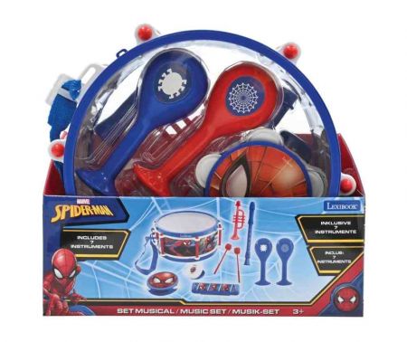 Lexibook sada 7 hudebních nástrojů Spiderman