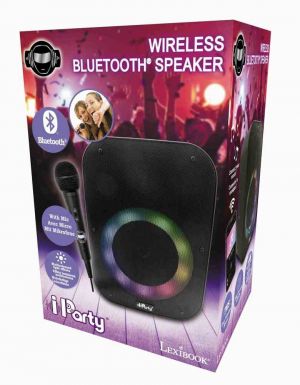 Lexibook bezdrátový Bluetooth reproduktor iParty s mikrofonem