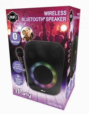 Lexibook bezdrátový Bluetooth reproduktor iParty s mikrofonem