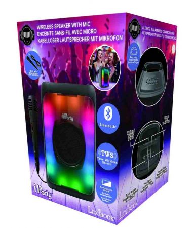 Lexibook bluetooth karaoke reproduktor s mikrofonem střední