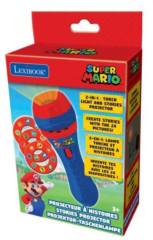Lexibook baterka s projektorem příběhů Super Mario