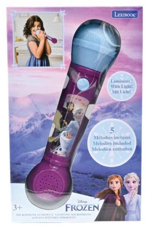 Lexibook svítící mikrofon Frozen s melodiemi
