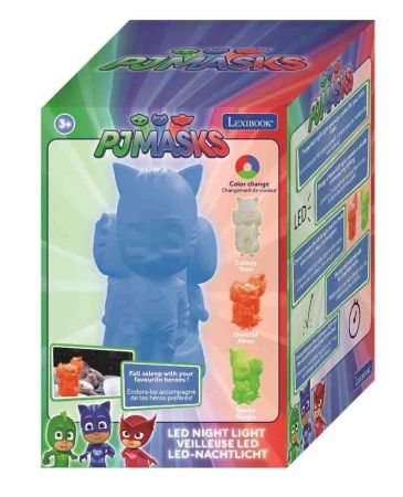 Lexibook designové noční světlo LED 3D PJ Masks 20 cm