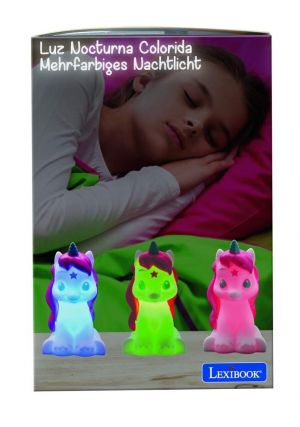Lexibook kapesní lampička 3D Jednorožec
