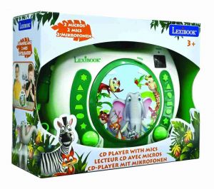 Lexibook CD přehrávač Zvířátka se 2 mikrofony