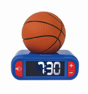 Lexibook budík Basketbal se svítícím míčem