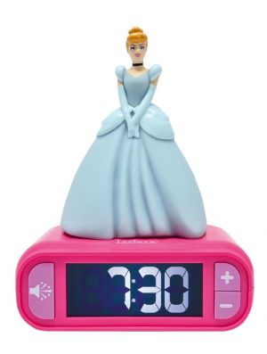 Lexibook budík Disney princezny se svítící figurkou