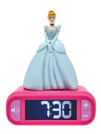 Lexibook budík Disney princezny se svítící figurkou