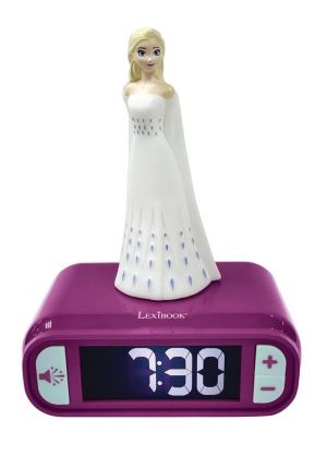 Lexibook budík Frozen Elsa se svítící figurkou