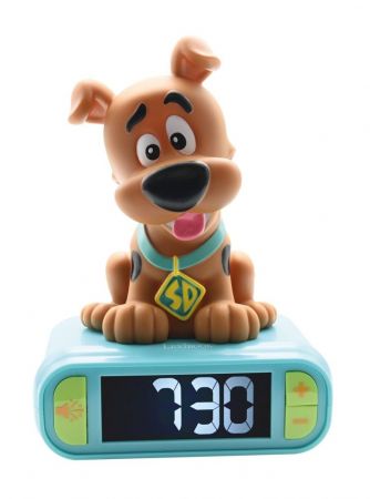 Lexibook budík Scooby Doo se svítící figurkou
