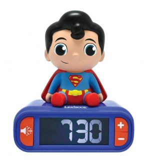 Lexibook budík Superman se svítící figurkou