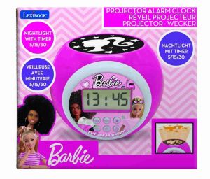 Lexibook budík Barbie se stropním projektorem