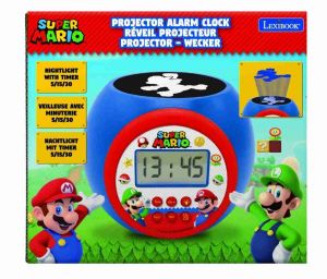 Lexibook budík Super Mario se stropním projektorem