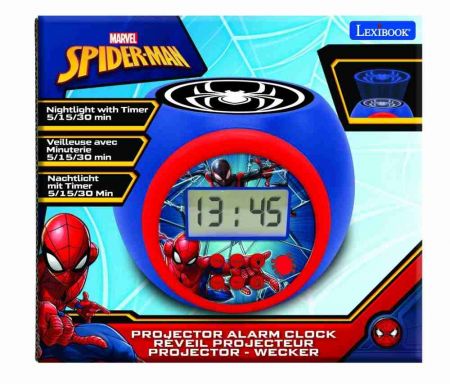 Lexibook budík Spiderman se stropním projektorem