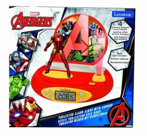 Lexibook 3D budík Avengers s projekcí času