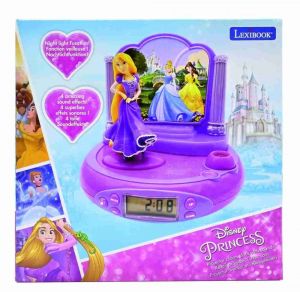 Lexibook 3D budík Disney princezny s projekcí času