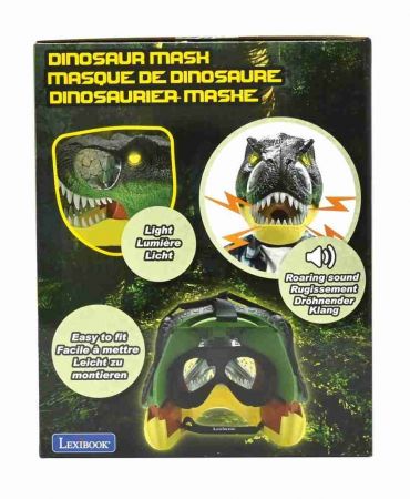 Lexibook maska dinosaura se zvukovými a světelnými efekty