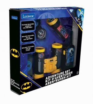 Lexibook Batman set vysílačky, dalekohled, baterka, kompas