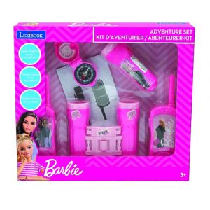 Lexibook Barbie set vysílačky, dalekohled, baterka, kompas