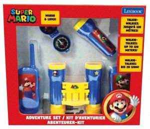 Lexibook Super Mario set vysílačky, dalekohled, baterka, kompas