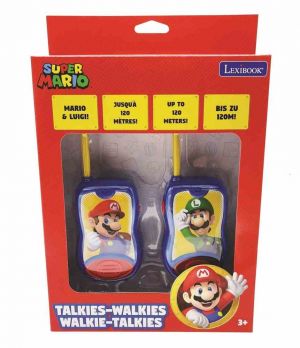 Lexibook vysílačky Super Mario s dosahem 200 m