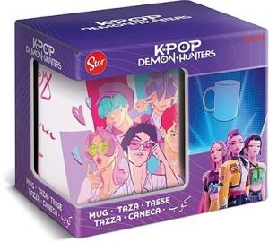 K-pop Demon Hunters keramický hrnek (Saja Boys), 325 ml