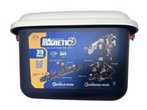 Magnetická stavebnice Magcars Strážci města, 39 dílů