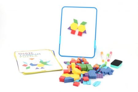 Magnetická stavebnice Tangram 128 dílů