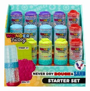 Nevysychající modelína a písek Wonder Factory, 4 druhy, PDQ