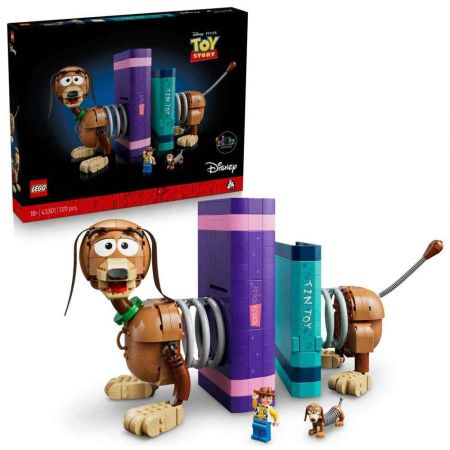 LEGO® - Disney 43301 Knižní zarážky: Slinky z filmu Toy Story