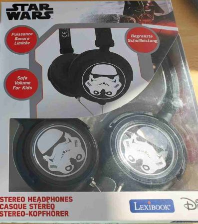 Lexibook skládací drátová sluchátka Star Wars s limitem hlasitosti