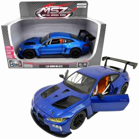 Kovový model - 1:24 BMW M4 GT3 modré