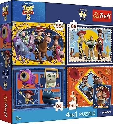 Dětské Puzzle Premium Kids Disney Toy Story 4x88 dílkůPuzzle 4x88 dílků