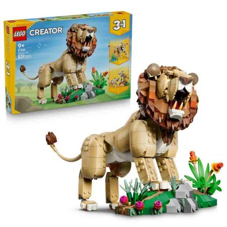LEGO® Creator 3 v 1 31386 Divoká zvířata: Majestátní lev