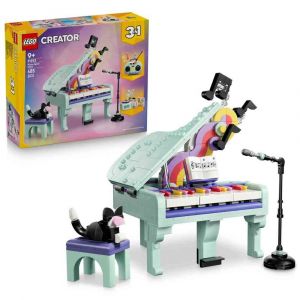LEGO® Creator 3 v 1 31392 Hudební dekorace: Klavír s kočkou