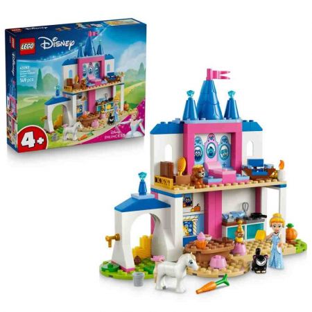 LEGO® - Disney 43283 Popelčin zámek a její zvířecí přátelé