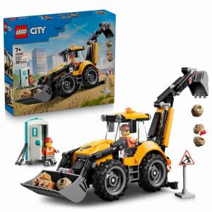 LEGO® City® 60480 Žlutý nakladač s rypadlem