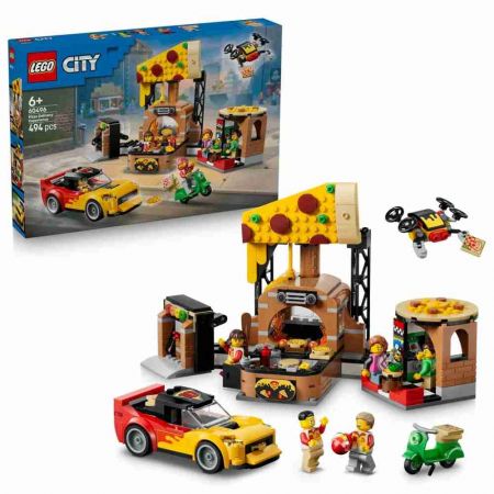 LEGO® City 60496 Rozvoz pizzy a vozidla