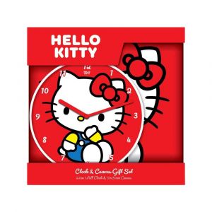 Hello Kitty dárkový set (hodiny a obraz)