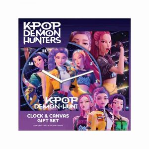 K-pop Demon Hunters dárkový set (hodiny a obraz)