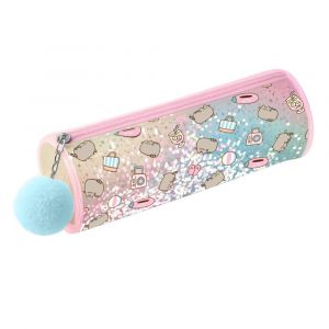 Pusheen pom pom penál třpytivý