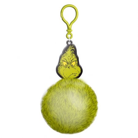 Grinch pom pom klíčenka (Mean One)