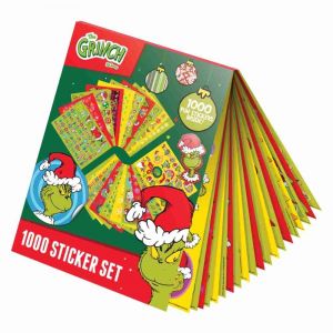 Grinch set samolepek A4 (Merry Grinchmas)