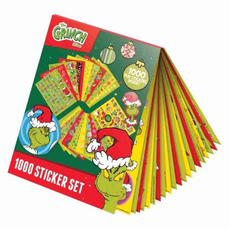 Grinch set samolepek A4 (Merry Grinchmas)