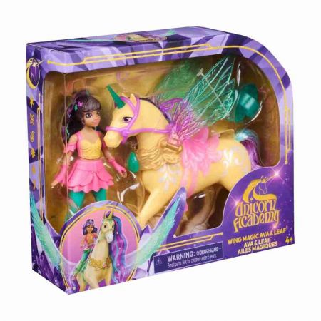 Unicorn academy kouzelná křídla leaf &amp; ava 11cm
