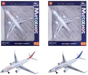 Kovový Model Letadla Airliner MetalHot na Stojánku 1:860 - dva druhy